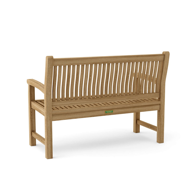 Sahara 47" Teak 2-Seater Outdoor Bench