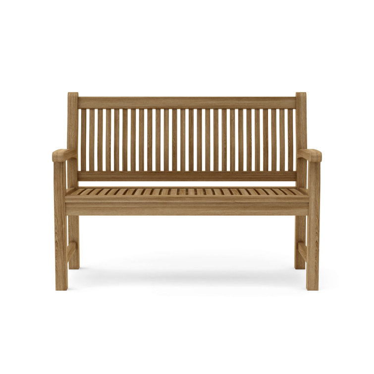 Sahara 47" Teak 2-Seater Outdoor Bench