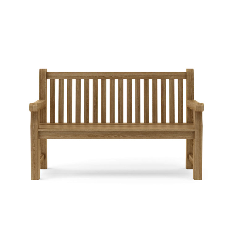 Devonshire Natural Teak 3-Seater Outdoor Bench