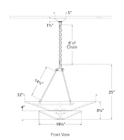 Bronze Crystal Candle Plug-in Tiered Chandelier, 32 Inch