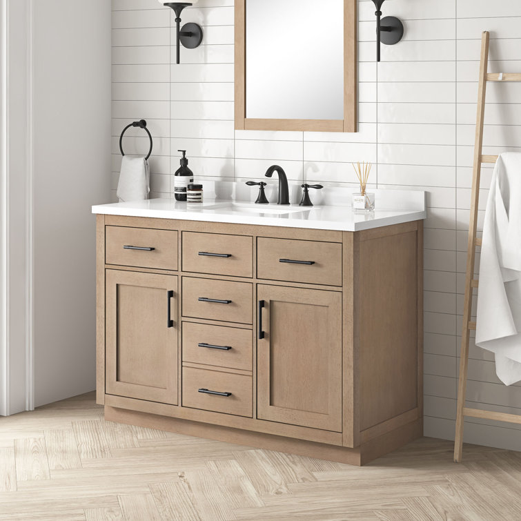 OVE Decors Bailey 48" Single Bathroom Vanity Set with Premium Countertop