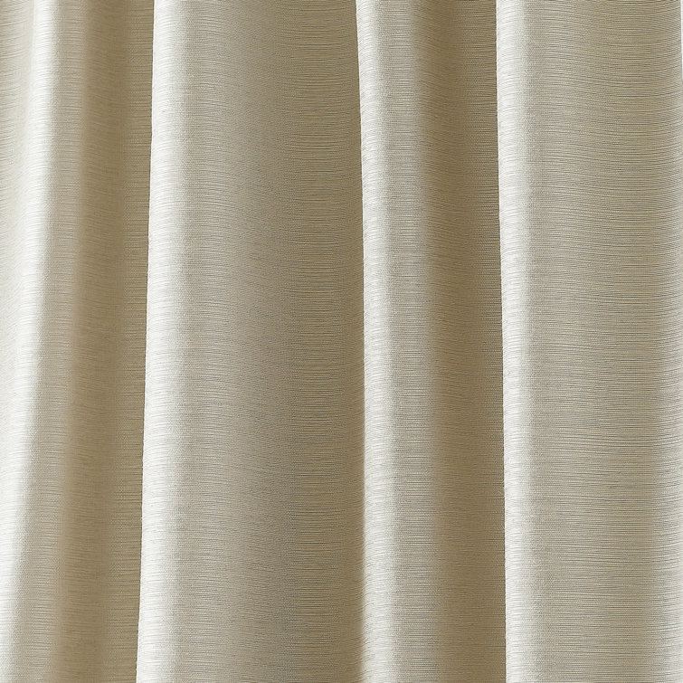 Champagne Blackout Polyester 50"x95" Curtain Panel Pair