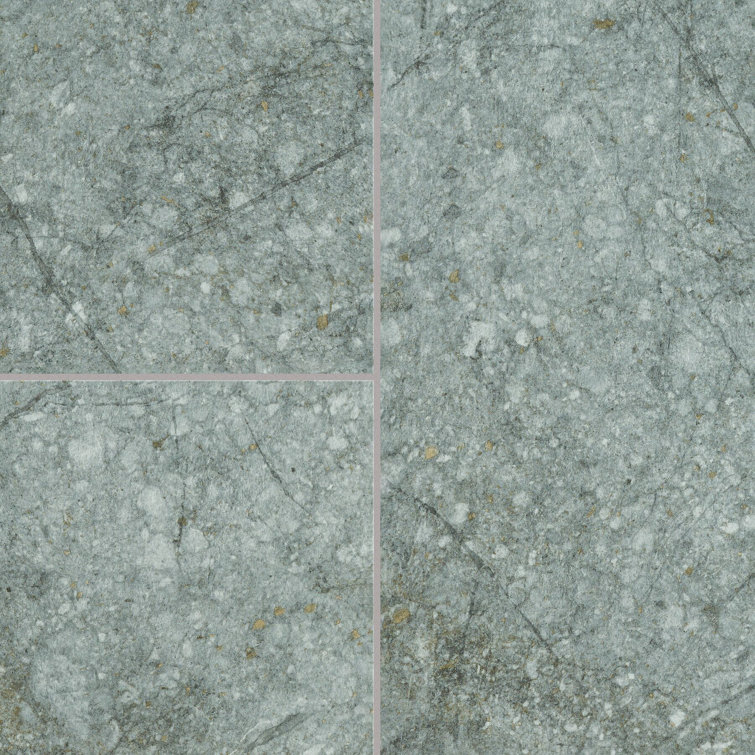 Monument Stone Gray 12" x 24" Textured Vinyl Tile