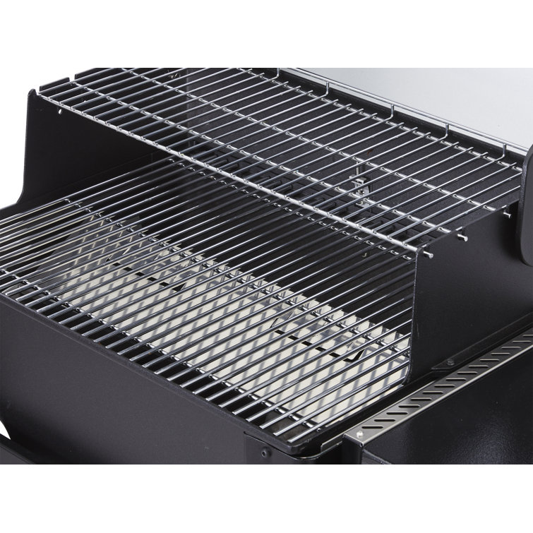 Black Digital Freestanding Wood Pellet Grill with Rotisserie