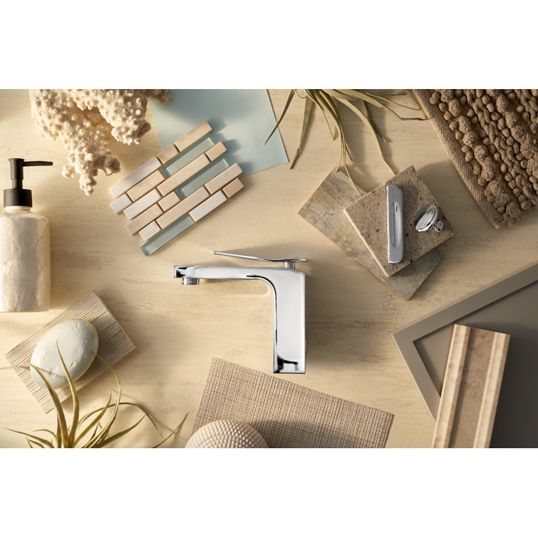 Avian Chrome Single-Handle Monoblock Bathroom Faucet