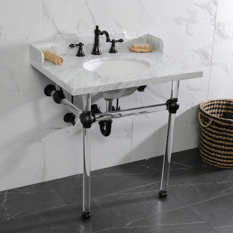 Elegant Matte Black Widespread Bathroom Faucet with Bronze Accents