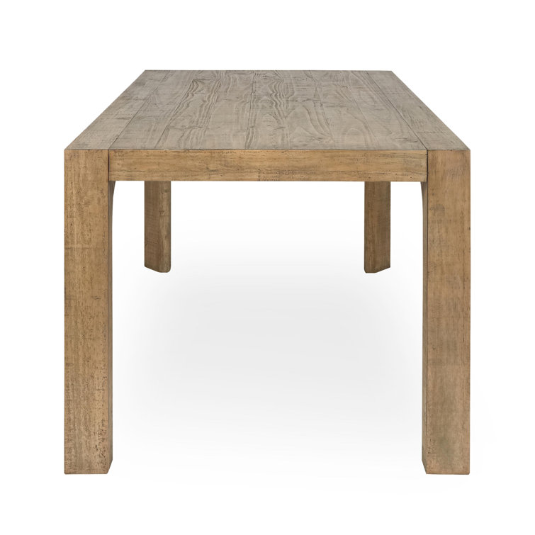 Crest 78" Natural Reclaimed Pine Wood Dining Table