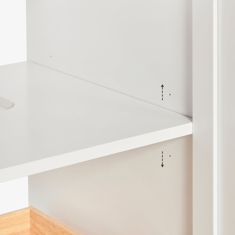 Kelly 67" White Double Sink Vanity with Carrara Marble Top