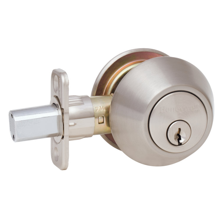 Satin Nickel Single Cylinder Deadbolt Door Lock