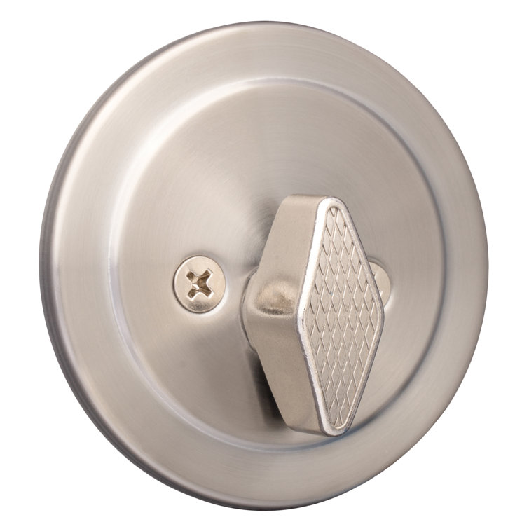 Satin Nickel Single Cylinder Deadbolt Door Lock