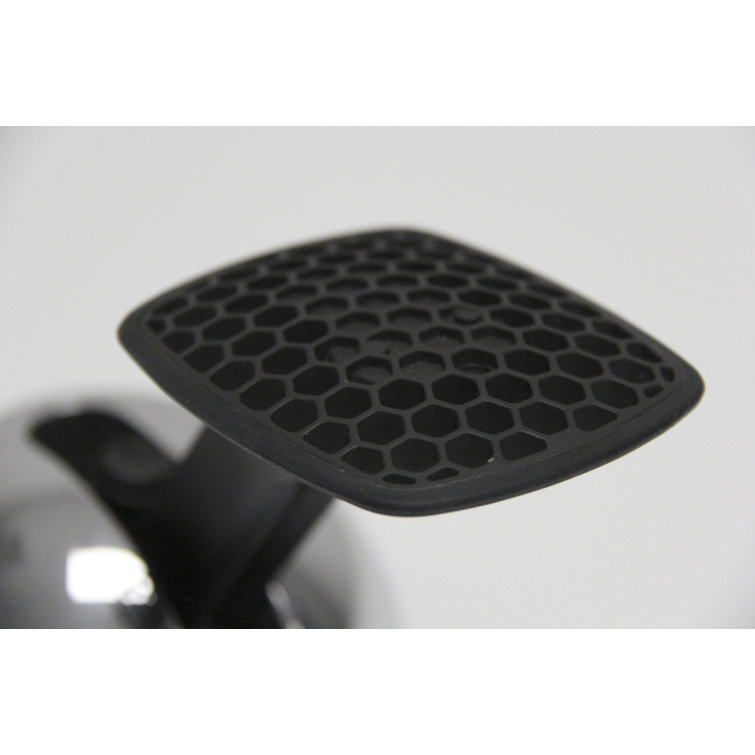 Kiu Adjustable Chrome and Black LED Desk Lamp