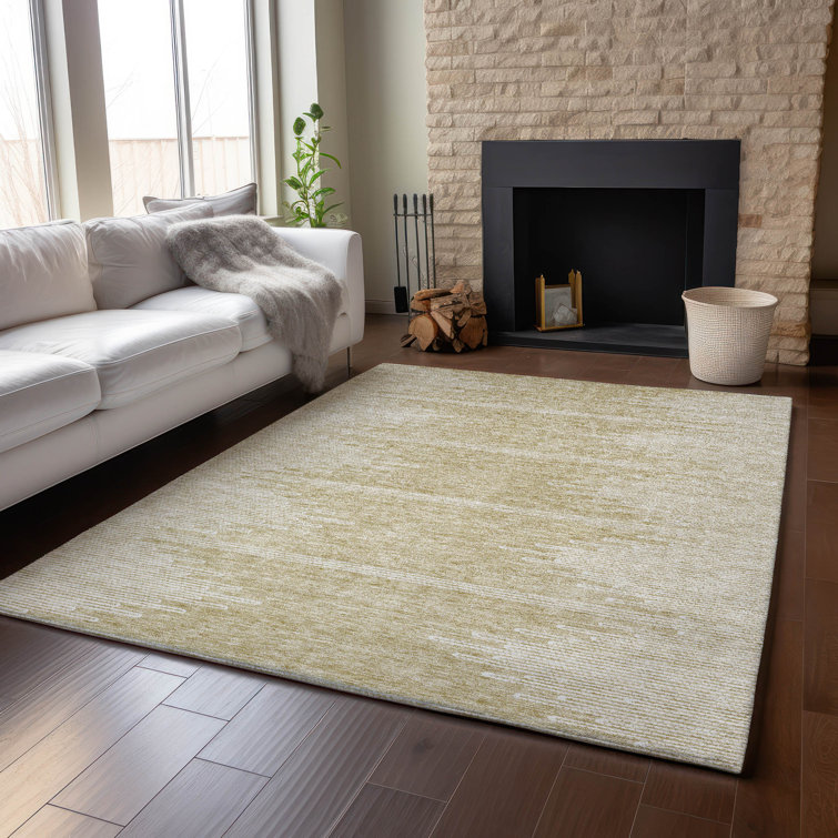 Red Rectangular Washable Synthetic 10' x 14' Rug