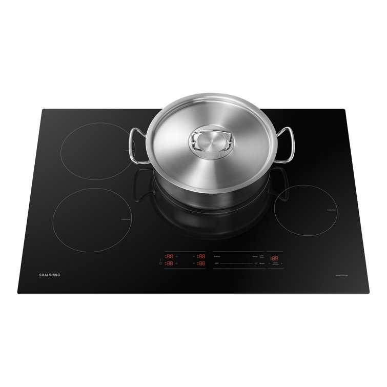 Samsung 30" Black Ceramic 4-Burner Induction Cooktop