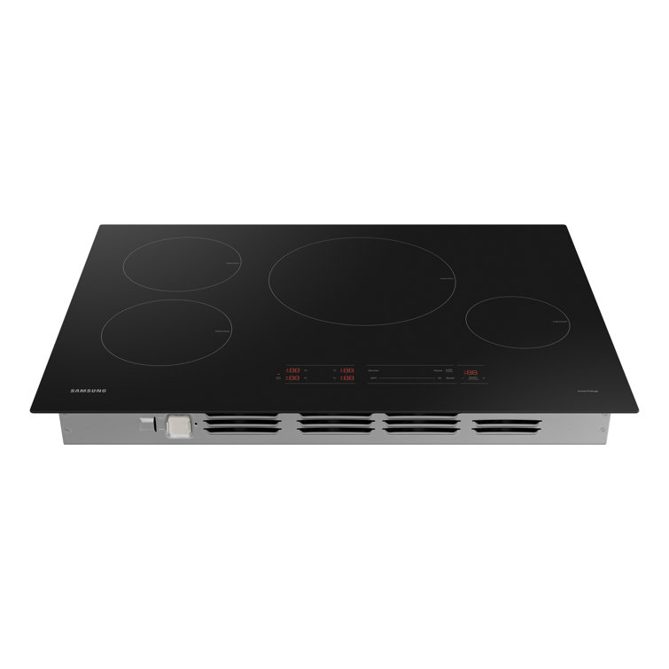 Samsung 30" Black Ceramic 4-Burner Induction Cooktop