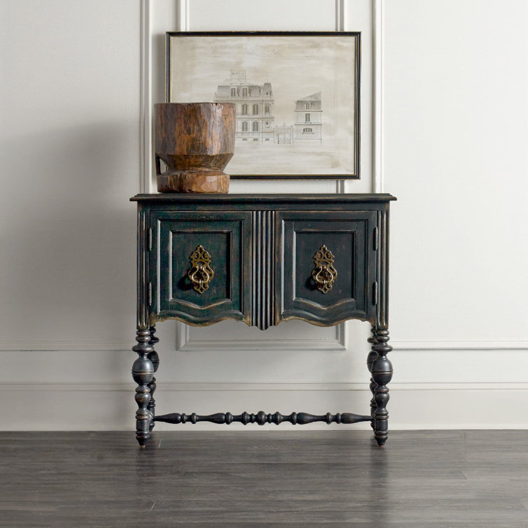 Traditional Black 36'' Accent Cabinet with Adjustable Shelf
