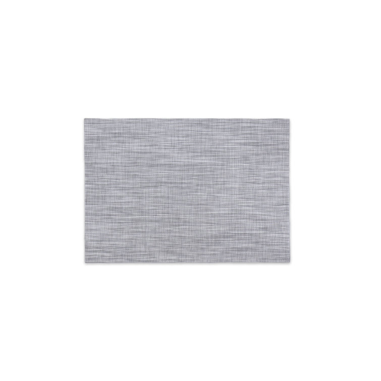 Grey Woven Vinyl Rectangular Placemat Set of 4