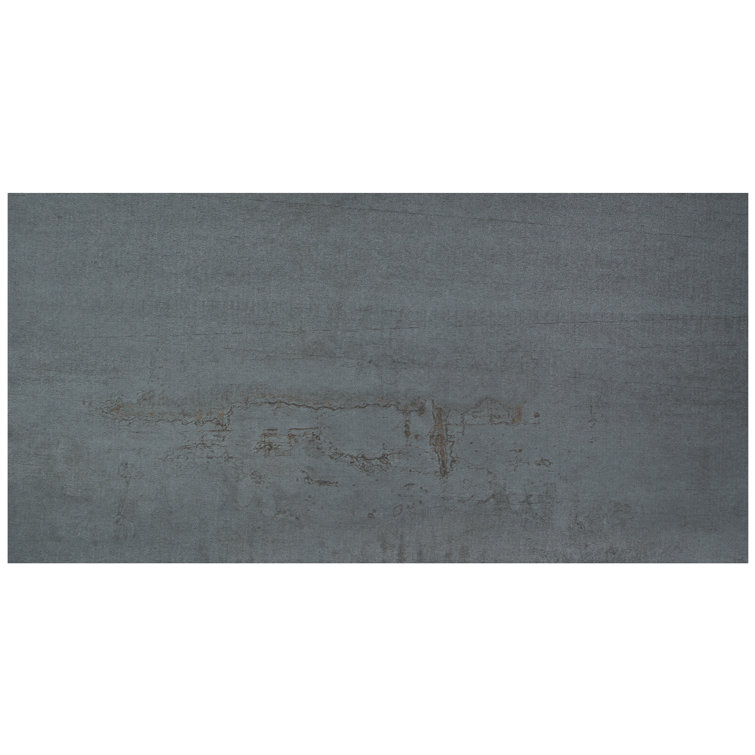 Angela Harris Chrome Matte Concrete-Look Luxury Vinyl Floor Tile