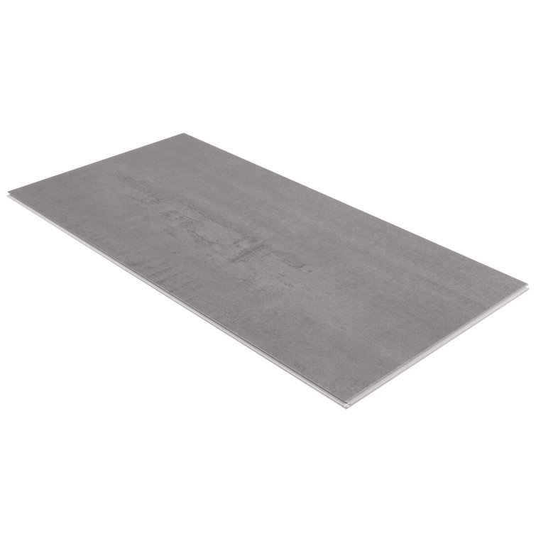 Steel Matte Concrete Look Waterproof Vinyl Floor Tile