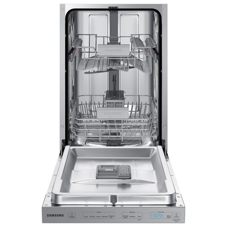 18-inch Stainless Steel Top Control Built-in Dishwasher