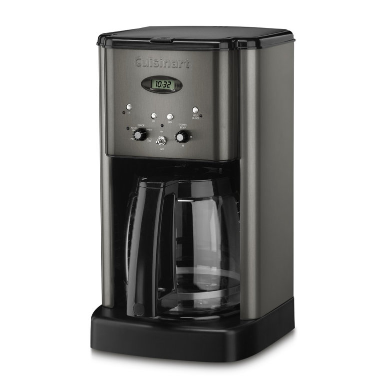 Cuisinart 12-Cup Programmable Coffee Maker in Black Stainless Steel