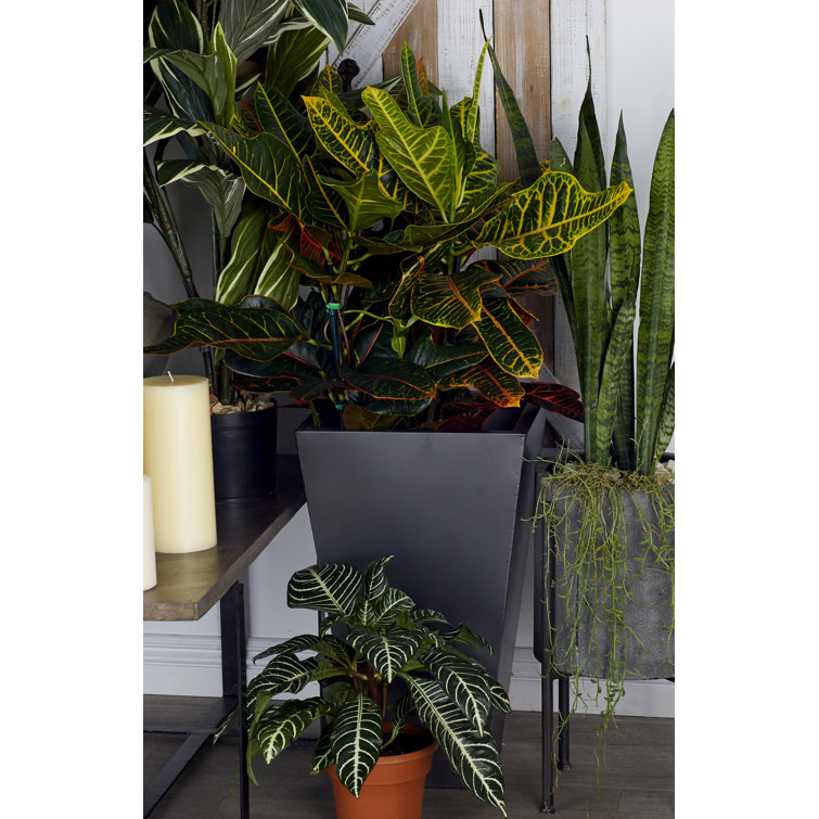 Gray Tall Modern Indoor/Outdoor Planter Set of 3