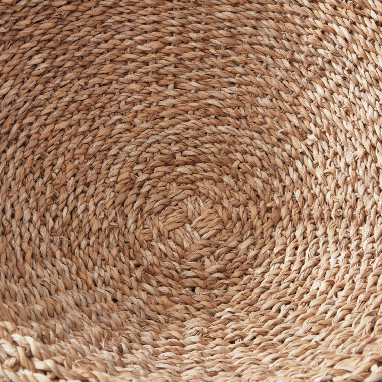 Natural Seagrass Shallow Tapered Basket Set, 18"