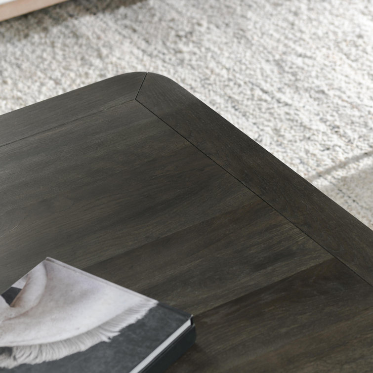 Redondo Dark Brown Solid Wood Square Coffee Table