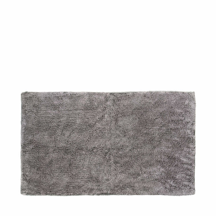 Satellite Taupe Braided Cotton Reversible Bath Mat 39" x 24"