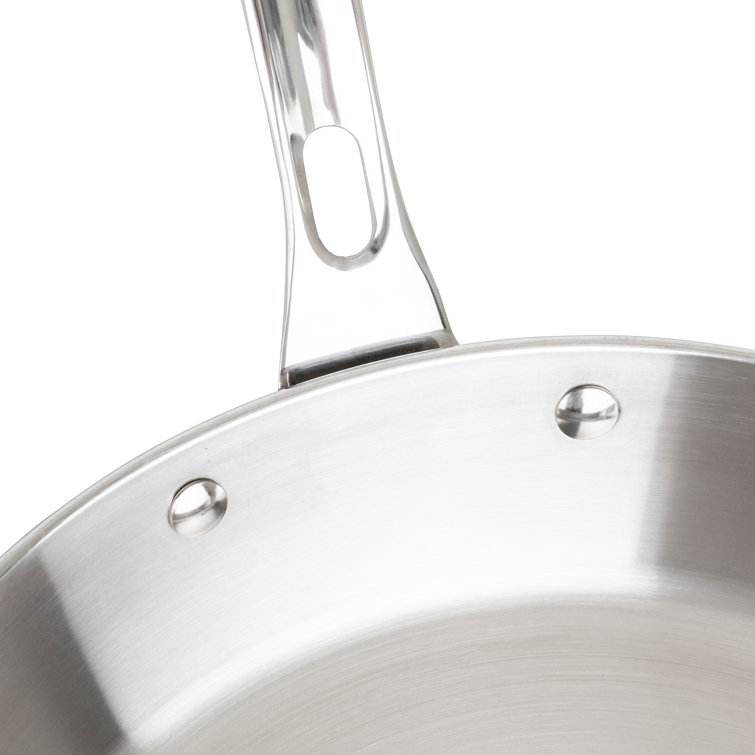 12-Inch Stainless Steel Induction Frying Pan with Lid
