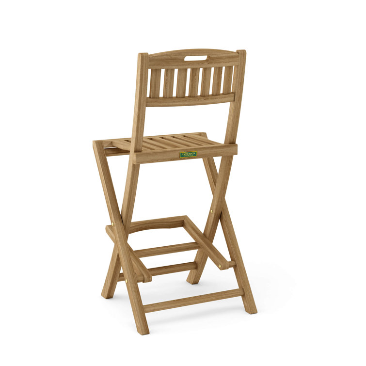 Altavista Natural Teak 3-Piece Folding Bar Set