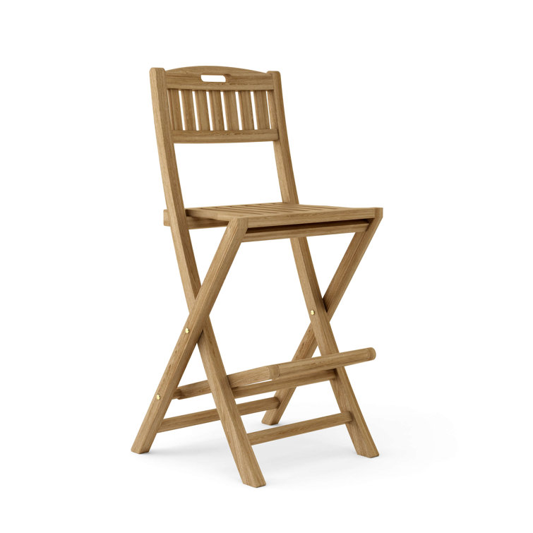 Altavista Natural Teak 3-Piece Folding Bar Set