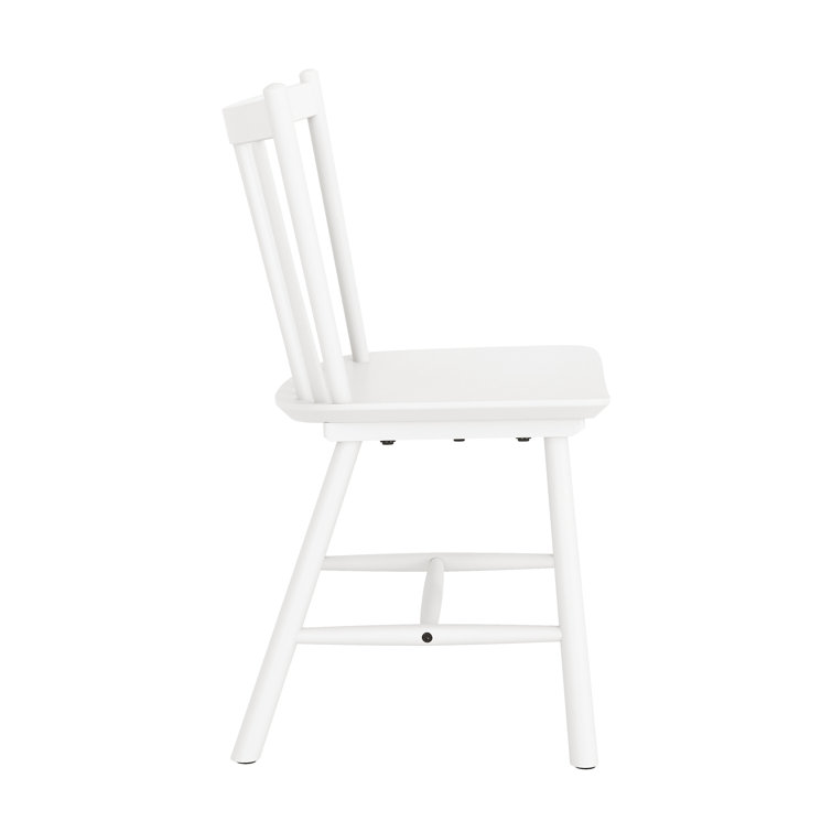Gracie Oaks Windsor 15.7" Wide Solid Wood Slat Back Dining Chair (Set of 4)