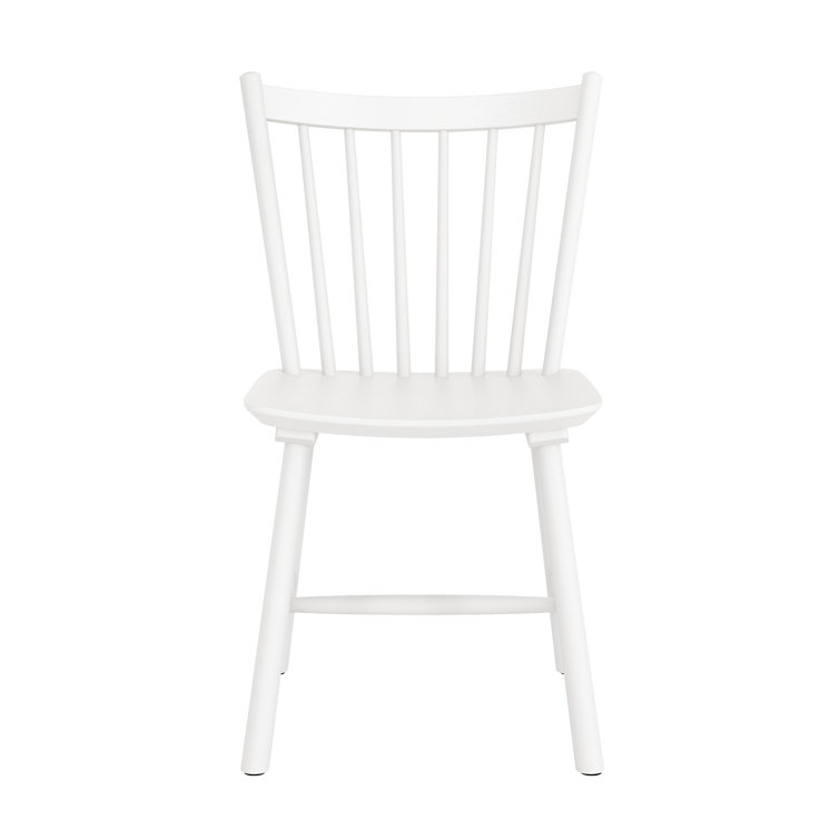 Gracie Oaks Windsor 15.7" Wide Solid Wood Slat Back Dining Chair (Set of 4)