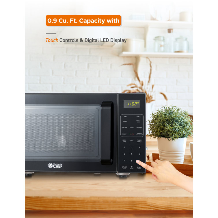 Black 0.9 Cu. Ft. Convection Microwave Air Fryer Combo