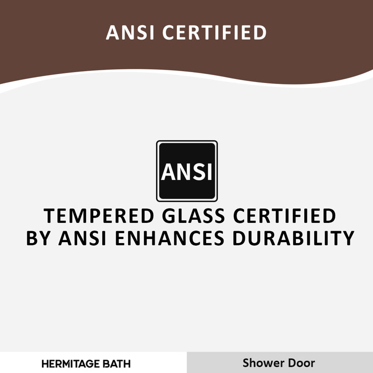 Nepti Matte Black Semi-Frameless Sliding Shower Door with Clear Glass
