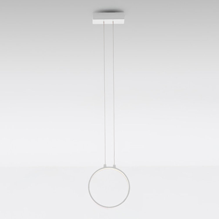 Eclittica Mini White Aluminum LED Indoor/Outdoor Pendant