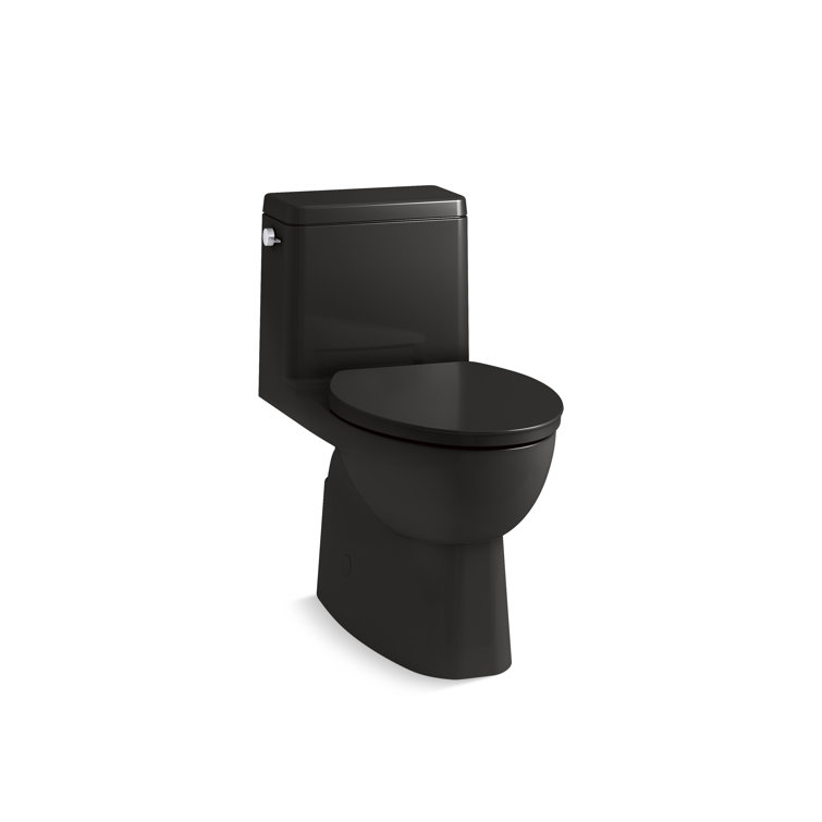 White High Efficiency Elongated Free Standing Toilet