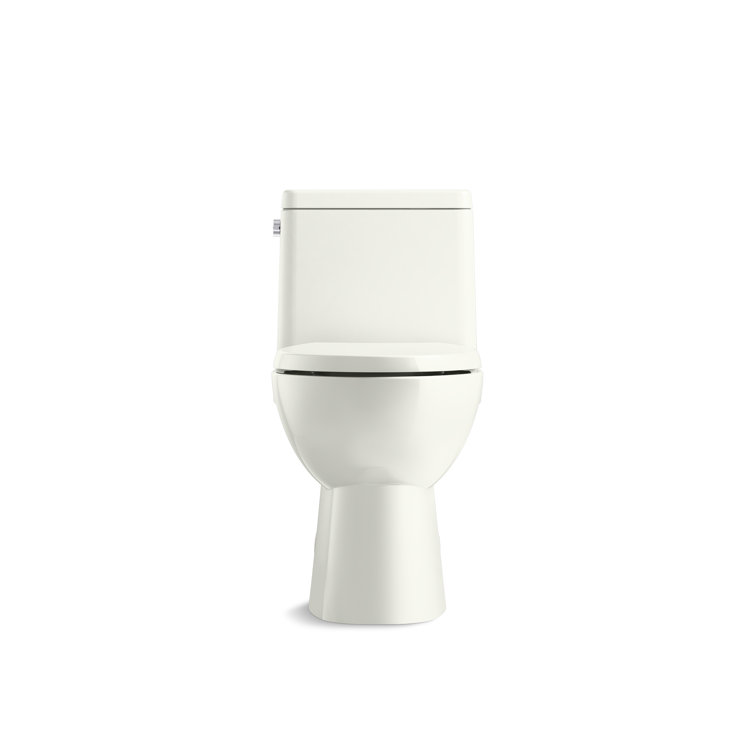 White High Efficiency Elongated Free Standing Toilet
