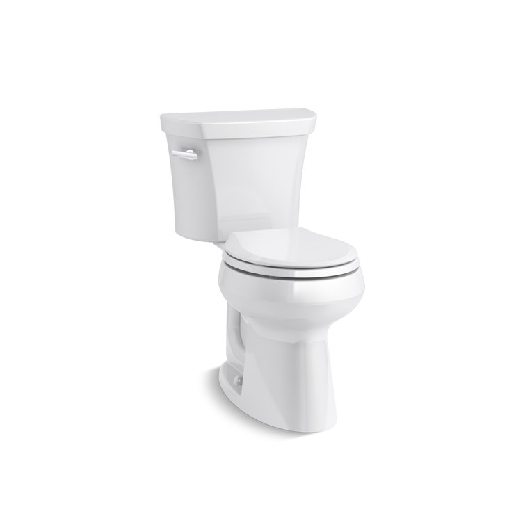White Round High Efficiency Free Standing Toilet