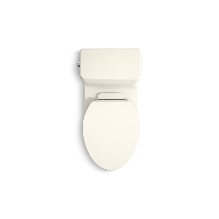 White High Efficiency Elongated Free Standing Toilet