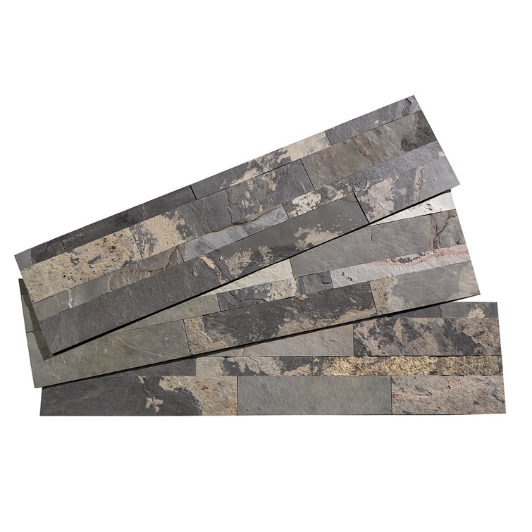 Medley Slate Natural Stone Peel and Stick Mosaic Tile