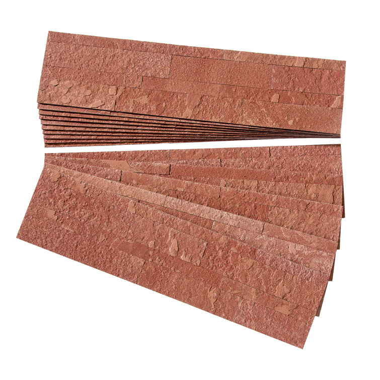 Autumn Sandstone Peel and Stick Natural Stone Backsplash Tile