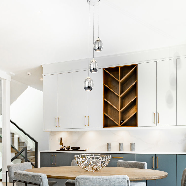 Artisan Deco 7.5" Polished Chrome Globe LED Pendant Light