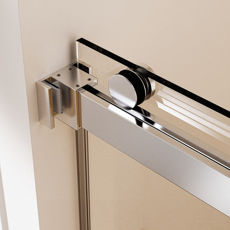 68-72 Inch Frameless Chrome Double Sliding Shower Door