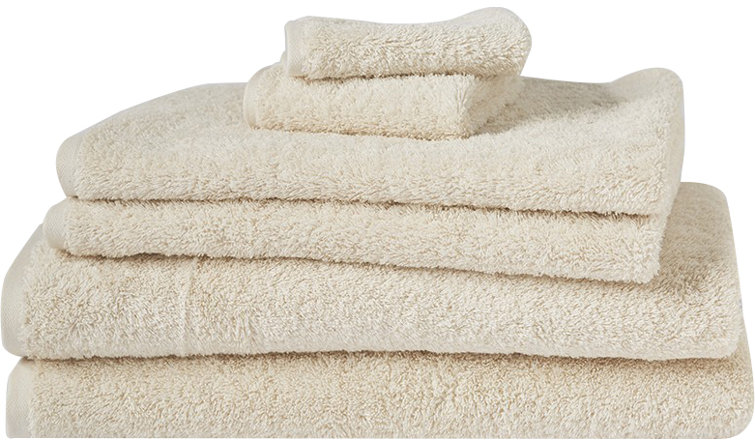 Organic Undyed Turkish Cotton Bath Towel Set