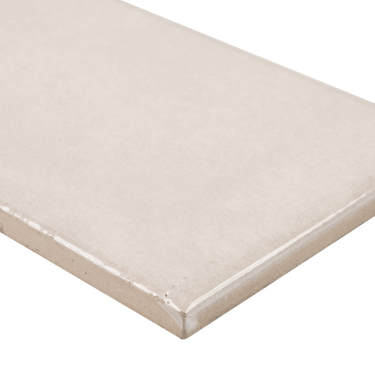 Dove Glossy White Ceramic Subway Wall Tile 3'' x 12''