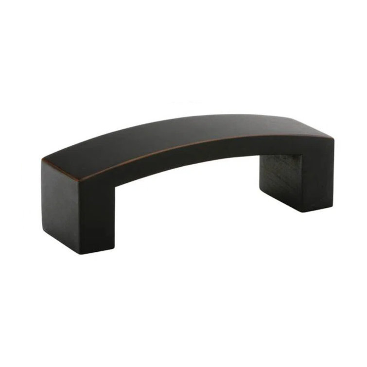 4" Oil Rubbed Bronze Modern Cabinet Pull