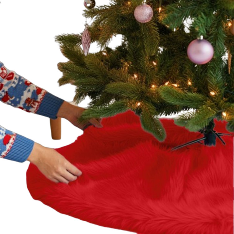 Skirt Faux Fur Tree Skirt