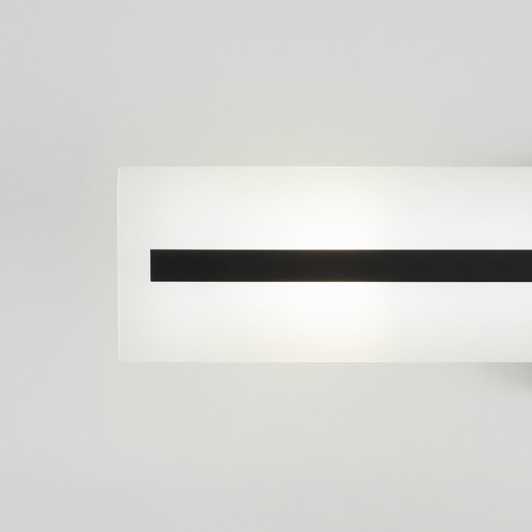 Midnight Black Satin Etched Glass 3-Light Vanity Fixture