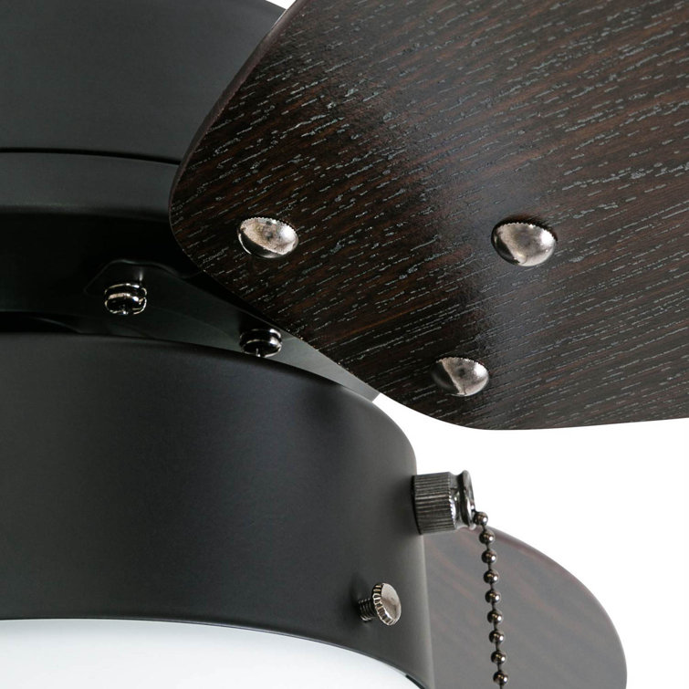 Ocean Breeze 30" Bronze LED Ceiling Fan with Reversible Blades
